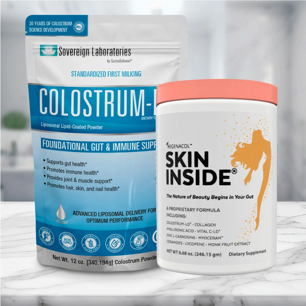 Gut & Skin Harmony Bundle: Skin Inside + 12oz Colostrum-LD Questions & Answers